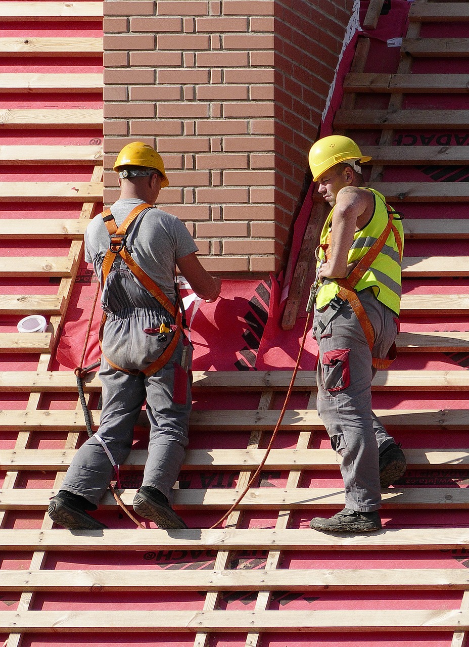 Sicherheitskleidung auf Baustellen