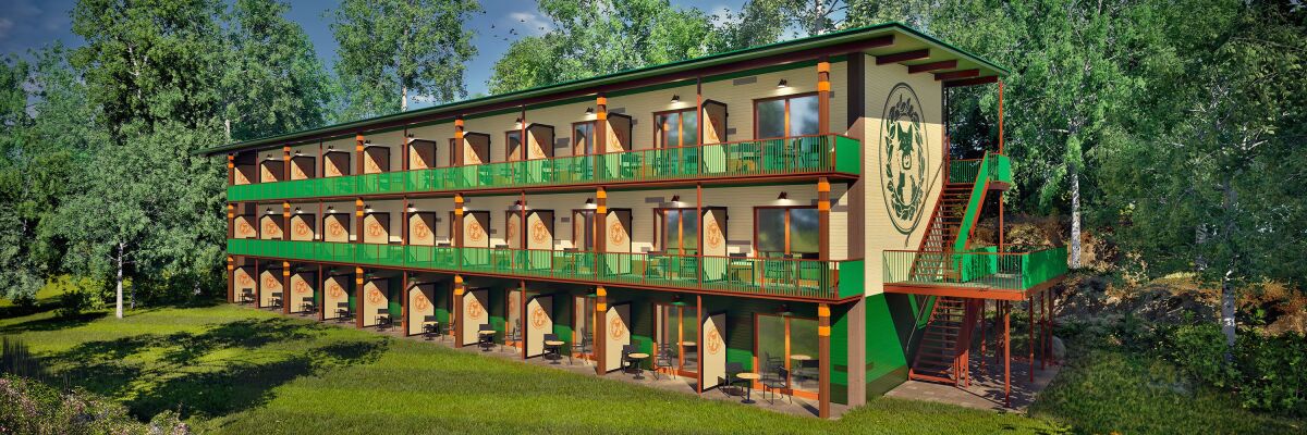 Vorfreude auf den neuen Übernachtungsbereich: Waldabenteuer Lodge™ öffnet zum Saisonstart 2024