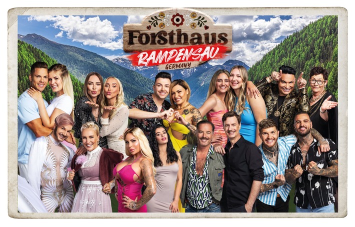 Wer ist die größte Rampensau? Diese Paare ziehen bei Joyn PLUS+ ins „Forsthaus Rampensau Germany“