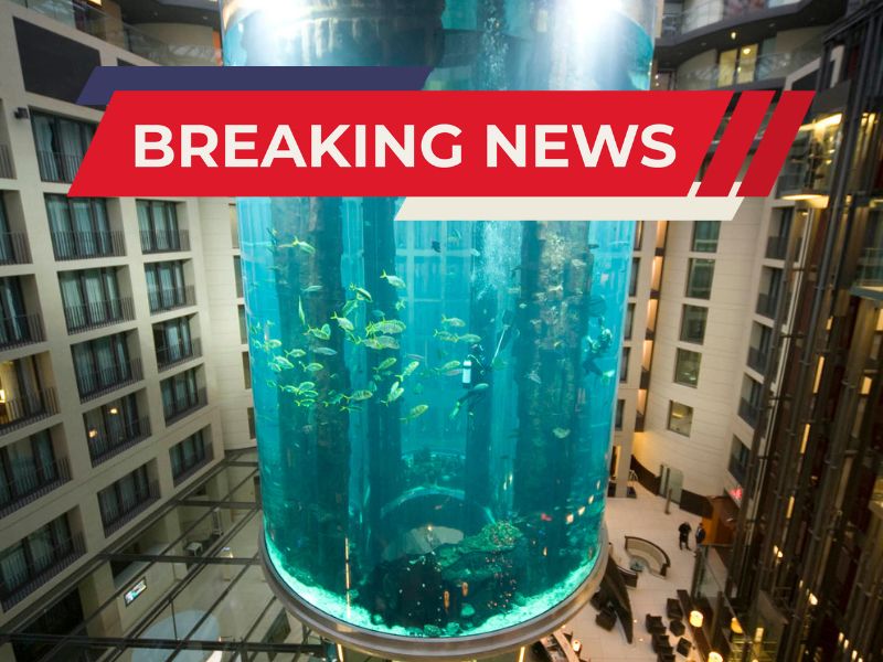 Aqua Dom in Berlin komplett zerstört