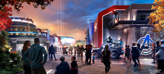 Update: Disneyland Paris zeigt ein neues Bild des neuen Marvel-Themenlandes*
