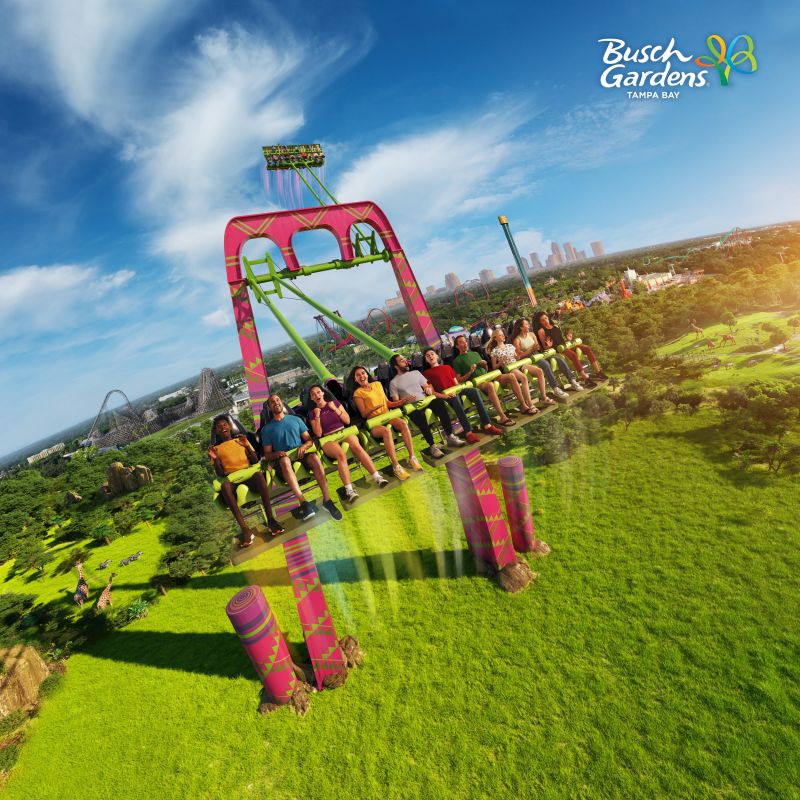 Busch Gardens Tampa Bay kündigt „Serengeti Flyer“ als brandneue Attraktion für 2023 an