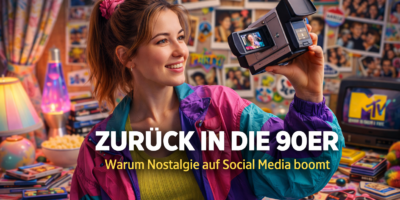 Zurück in die 90er: Warum Nostalgie auf Social Media boomt